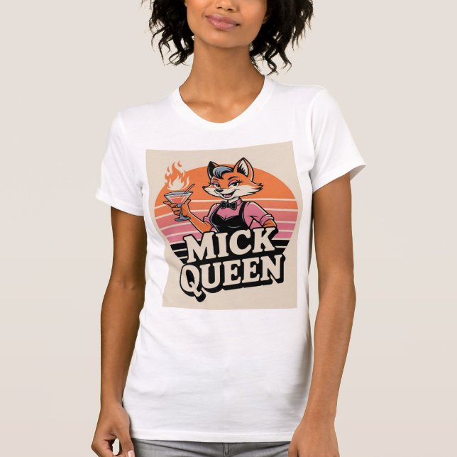 Mix Queen Fox Bartender Shirt (Vorderseite)