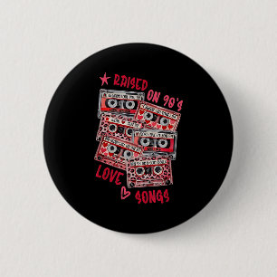 Mix Tape Liebeslieder 90er Musik Cette Valentine R Button