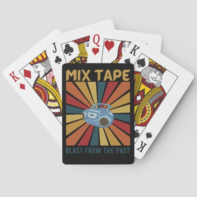 Mix Tape Music Playing Cards Spielkarten (Rückseite)