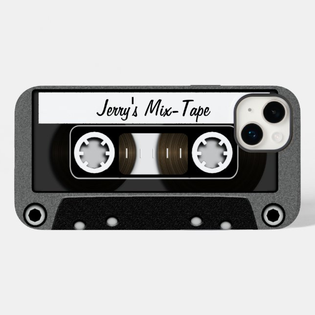 Mix Tape Personalisiert Case-Mate iPhone Hülle (Rückseite (Horizontal))