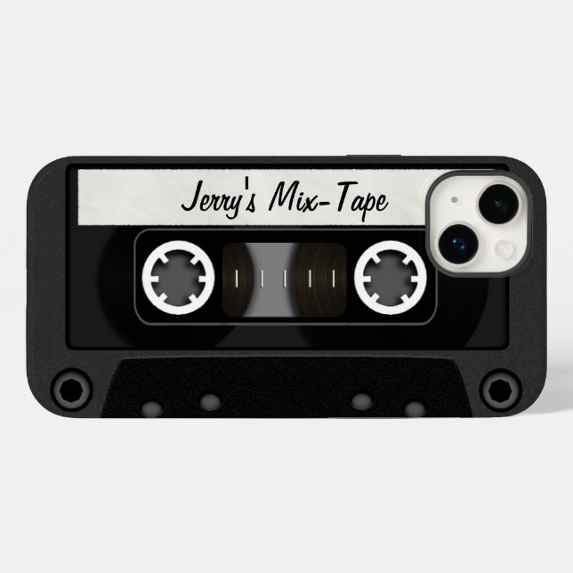 Mix Tape Personalisiert Case-Mate iPhone Hülle (Rückseite (Horizontal))