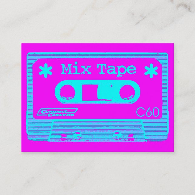 Mix Tape Pop II Visitenkarte (Vorderseite)
