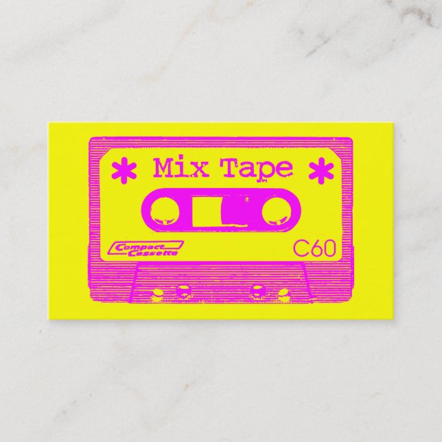 Mix Tape Pop III Visitenkarte (Vorderseite)