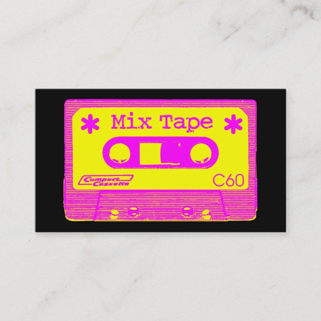 Mix Tape Pop III Visitenkarte (Vorderseite)