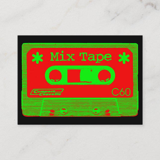 Mix Tape Pop IV Visitenkarte (Vorderseite)