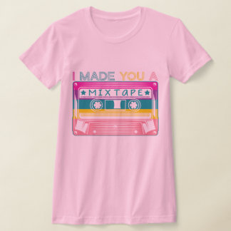 Mix Tape Vintag 1980er Nostalgie Retro Tech Gen X T-Shirt