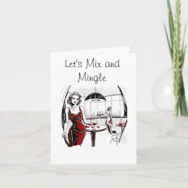 Mix und Mingle Cocktail Party Einladung