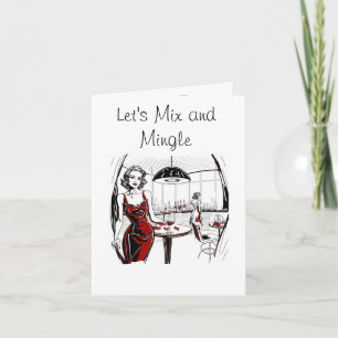 Mix und Mingle Cocktail Party Einladung