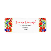 Mixed Berries and Foliage Baby Shower