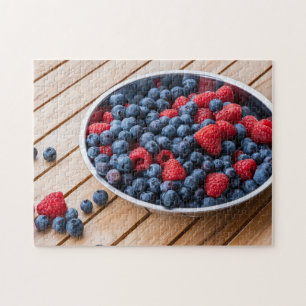 Mixed Berries Raspberry Blueberry Puzzle
