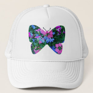Mixed Blume Butterfly Hat Truckerkappe