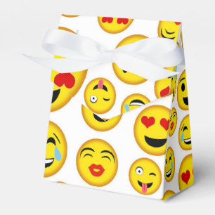 Mixed Emoji-Muster lustige Gastgeschenk Geschenkschachtel