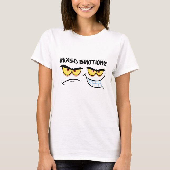 Mixed Emotions Emoji Vibes T-Shirt! T-Shirt (Vorderseite)