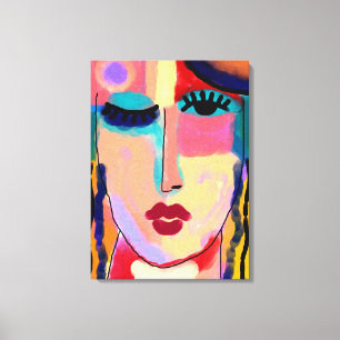 Mixed Gefühle Abstrakte digitale Malerei Leinwanddruck