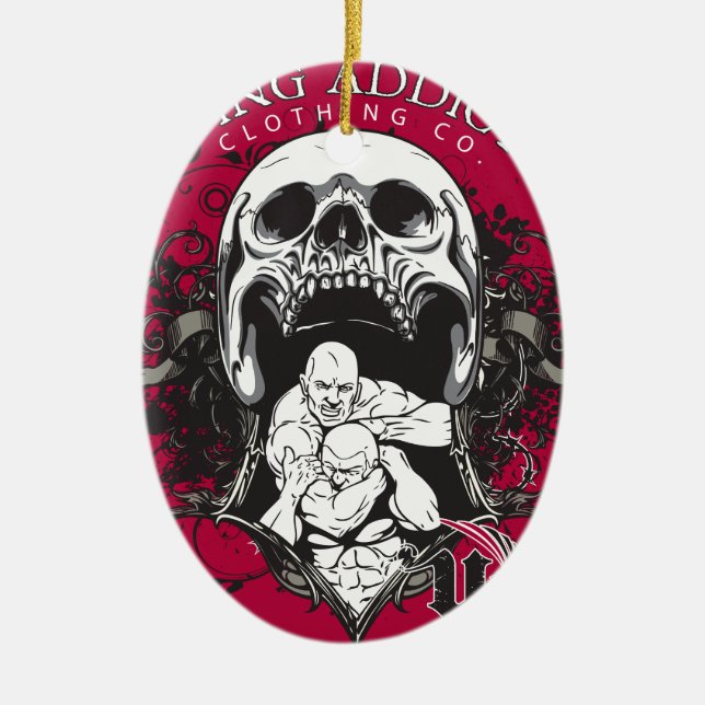 MIXED MARTIAL ARTS 1.ai Keramik Ornament (Vorne)