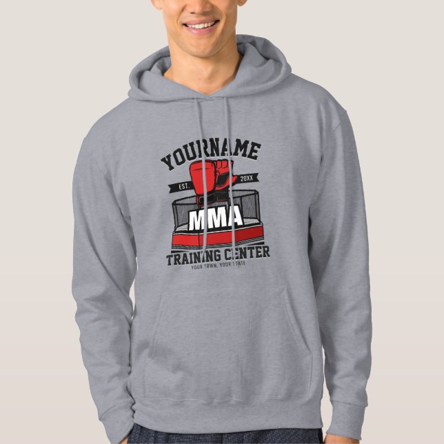 Mixed Martial Arts ADD NAME MIXED MARTIAL ARTS Fig Hoodie (Vorderseite)