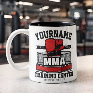Mixed Martial Arts ADD NAME MIXED MARTIAL ARTS Fig Zweifarbige Tasse
