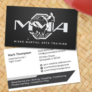 MIXED MARTIAL ARTS - Ausbildung von Kampfkünsten Visitenkarte