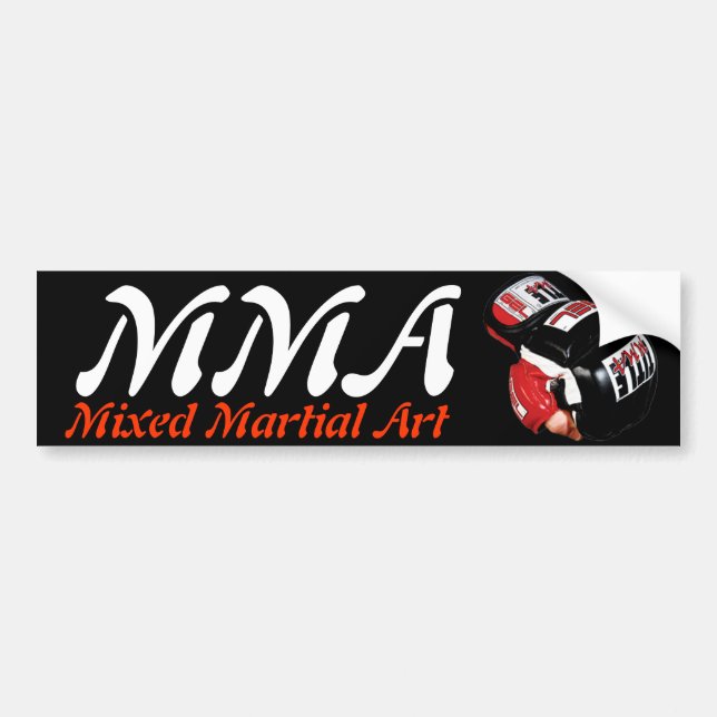 MIXED MARTIAL ARTS Autoaufkleber (Vorne)