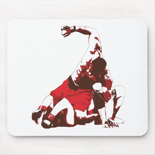 MIXED MARTIAL ARTS Boden u. Pfund Mousepad (Vorne)