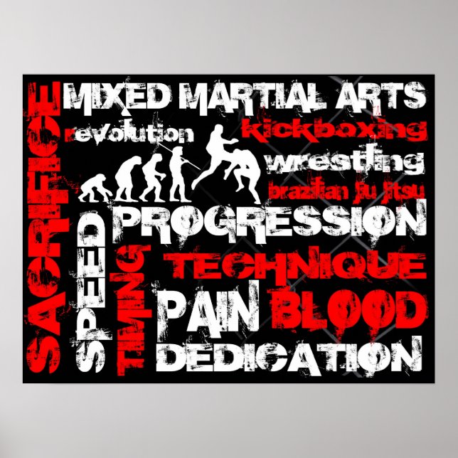 Mixed Martial Arts - Elements of Revolution Poster (Vorne)