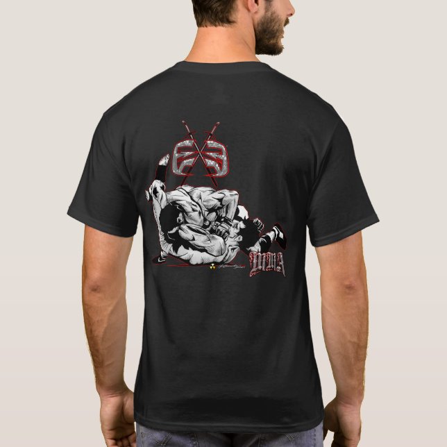 MIXED MARTIAL ARTS Festhalten T-Shirt (Rückseite)
