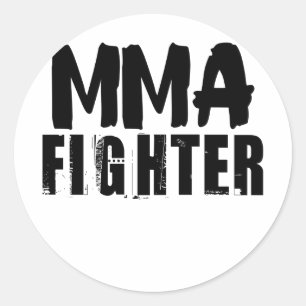 MIXED MARTIAL ARTS Fighter2 Runder Aufkleber