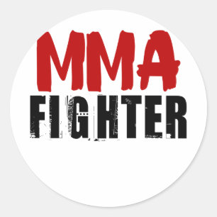 MIXED MARTIAL ARTS Fighter3 Runder Aufkleber