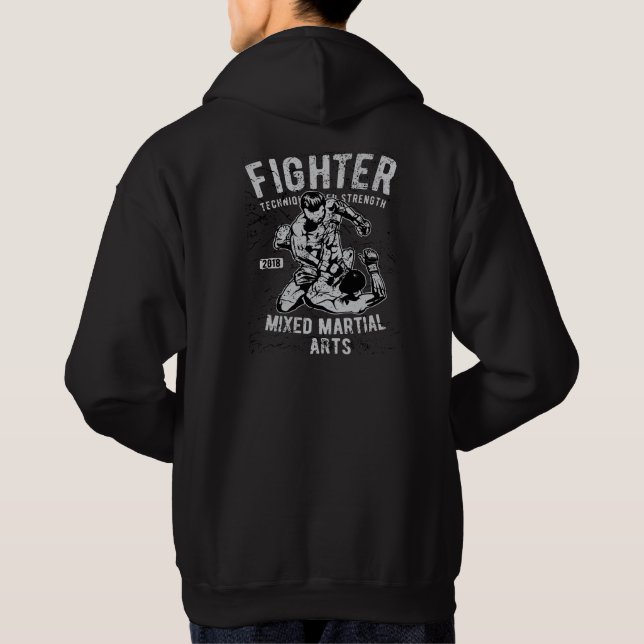 Mixed Martial Arts Fighter MIXED MARTIAL ARTS 2018 Hoodie (Rückseite)