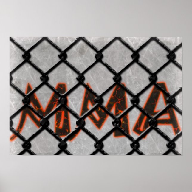 MIXED MARTIAL ARTS gekämpft Poster (Vorne)