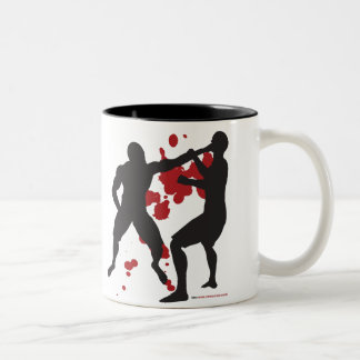 MIXED MARTIAL ARTS-GESICHTS-DURCHSCHLAG ZWEIFARBIGE TASSE