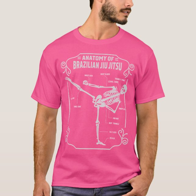 Mixed Martial Arts Grappling Geschenkanatomie von  T-Shirt (Vorderseite)