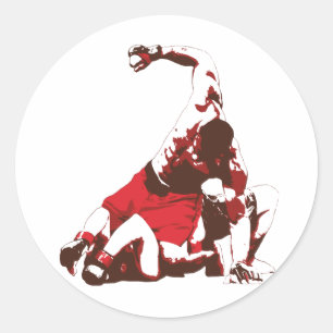 MIXED MARTIAL ARTS Ground & Pound Runder Aufkleber
