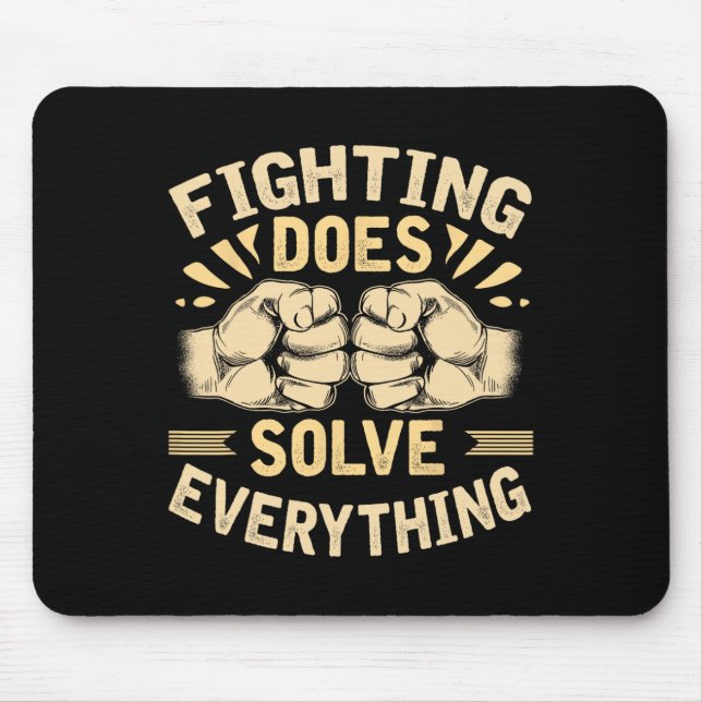 Mixed Martial Arts Jiu Jitsu Boxing Boxer Mixed Ma Mousepad (Vorne)
