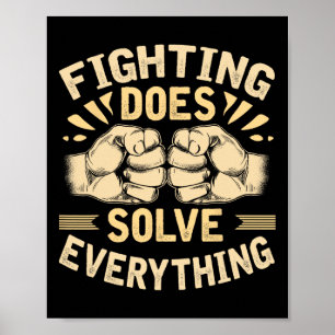 Mixed Martial Arts Jiu Jitsu Boxing Boxer Mixed Ma Poster