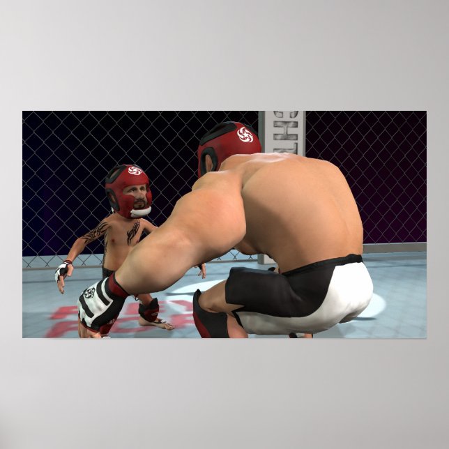 MIXED MARTIAL ARTS Kämpfen - Kleines Poster (Vorne)