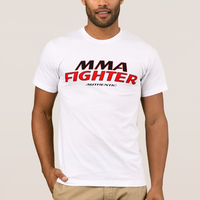 MIXED MARTIAL ARTS-KÄMPFER authentisches 1 T-Shirt (Vorderseite)
