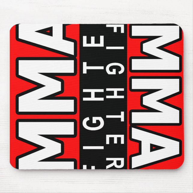 MIXED MARTIAL ARTS-KÄMPFER Mousepad (Vorne)