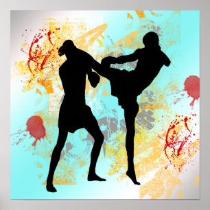 MIXED MARTIAL ARTS Kick Poster