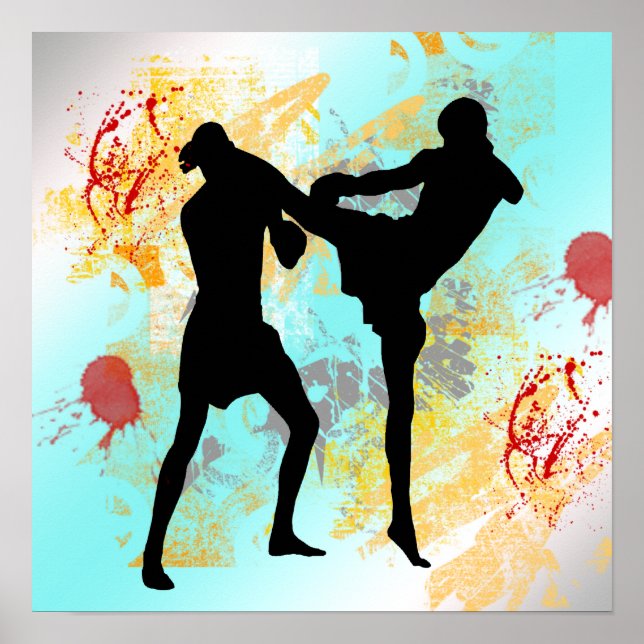MIXED MARTIAL ARTS Kick Poster (Vorne)