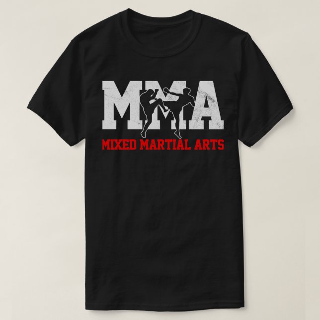 MIXED MARTIAL ARTS Kickboxin Fighter Classic T Shi T-Shirt (Design vorne)