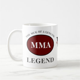 MIXED MARTIAL ARTS Legende Monogramm Geburtstag hi Kaffeetasse