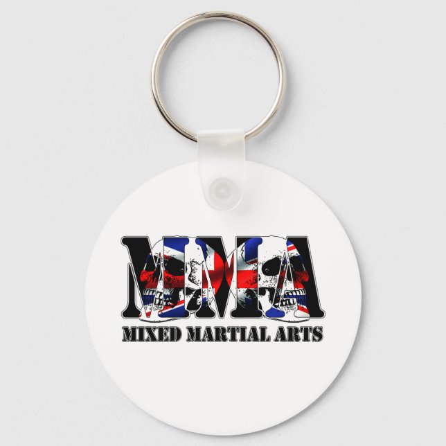 MIXED MARTIAL ARTS Mixed Martial Arts UK Skulls Schlüsselanhänger (Vorderseite)