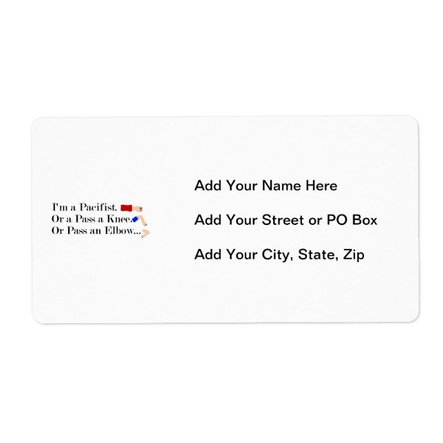 MIXED MARTIAL ARTS Pacifist Spaß Design (Vorne)