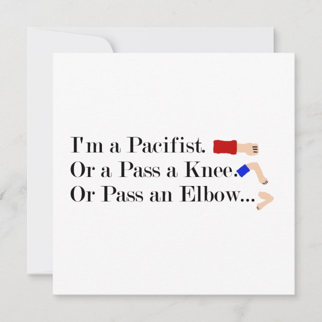 MIXED MARTIAL ARTS Pacifist Spaß Design (Vorderseite)
