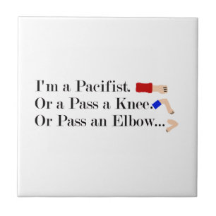 MIXED MARTIAL ARTS Pacifist Spaß Design Fliese