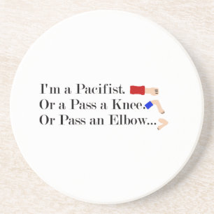 MIXED MARTIAL ARTS Pacifist Spaß Design Getränkeuntersetzer