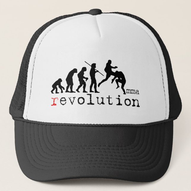 MIXED MARTIAL ARTS (R) Evolutions-Diagramm-Hut vom Truckerkappe (Vorderseite)