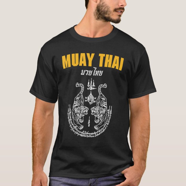 MIXED MARTIAL ARTS Sak Yant Muay Thai Tattoo Twin  T-Shirt (Vorderseite)