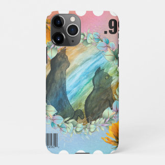 MIXED MARTIAL ARTS: Schwarze Katzen Briefmarke .99 iPhone 11Pro Hülle